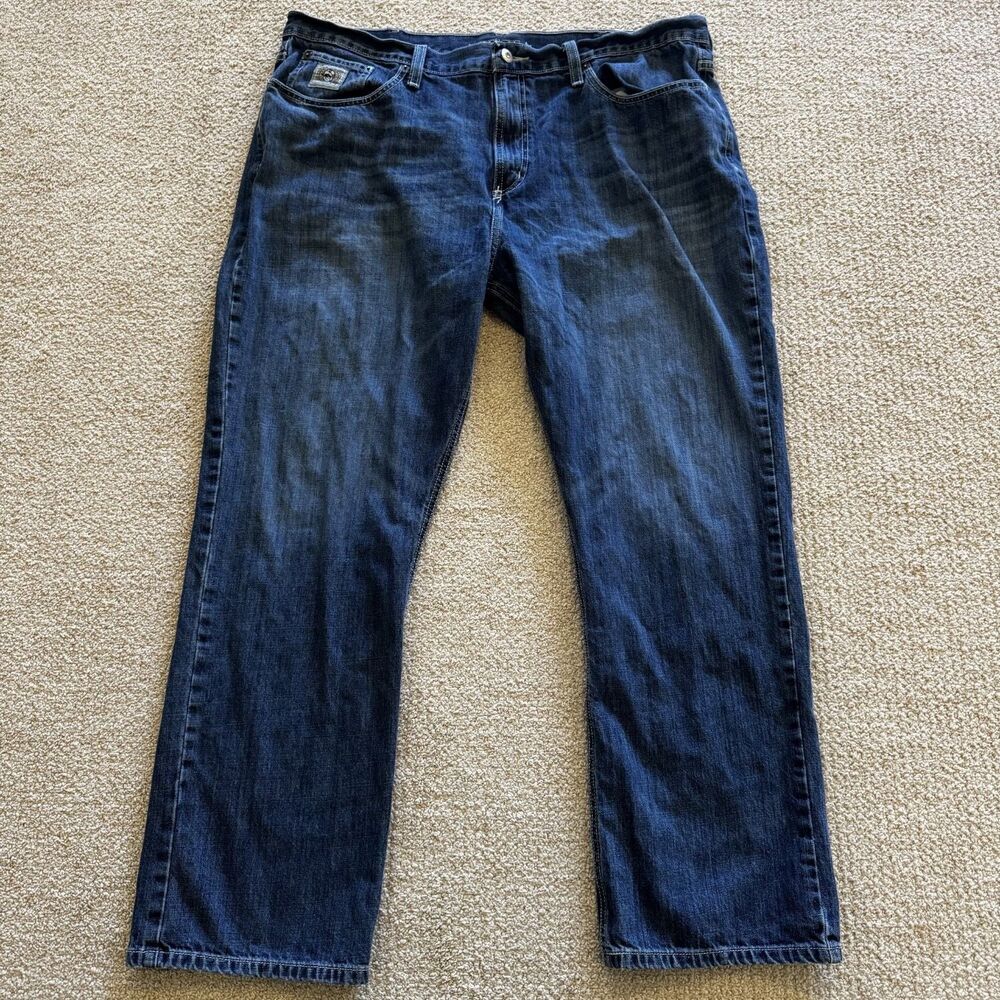 Cinch Jeans Mens 40x30 Blue Silver Label Performance Dark Wash Straight Denim